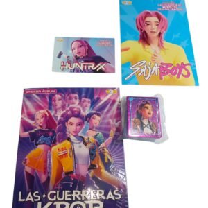 Álbum Guerreras K Pop Completo a Pegar + Extras Y Llavero