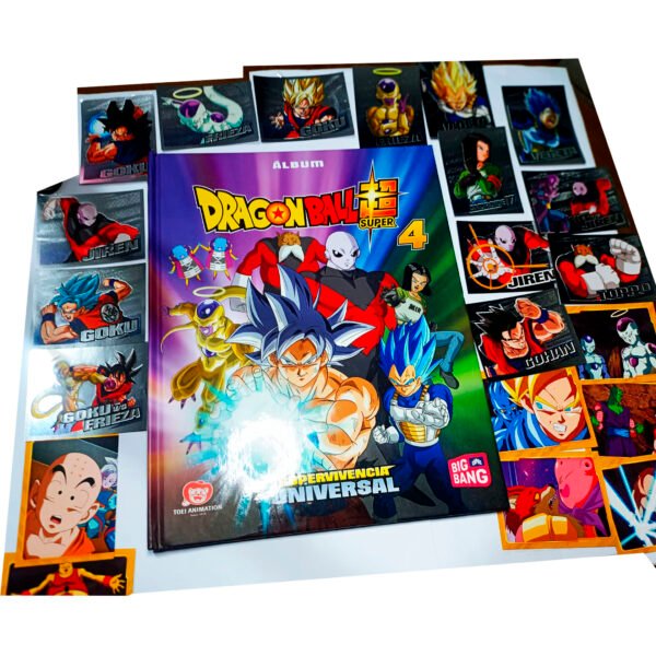 Álbum Dragon Ball SUPER 4 Tapa Dura Completo a pegar + poster + obsequios