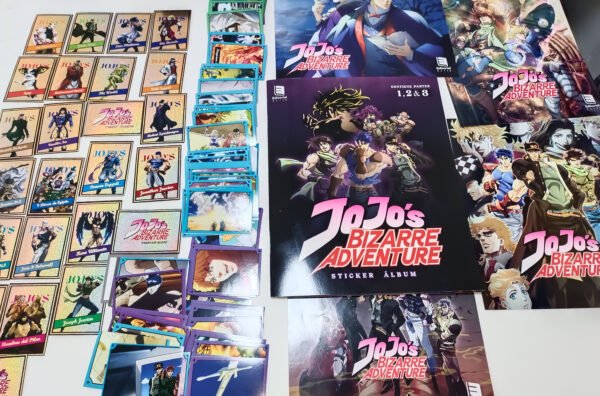 Álbum JOJÓS Bizarre Adventure Completo a Pegar+ 4 Posters y Obsequios