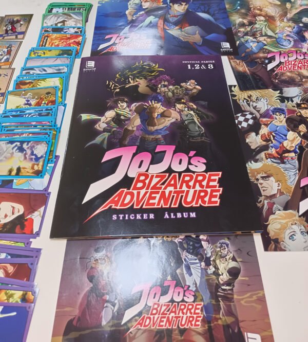 Álbum JOJÓS Bizarre Adventure Completo a Pegar+ 4 Posters y Obsequios